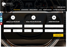 Tablet Screenshot of pasarentacar.com